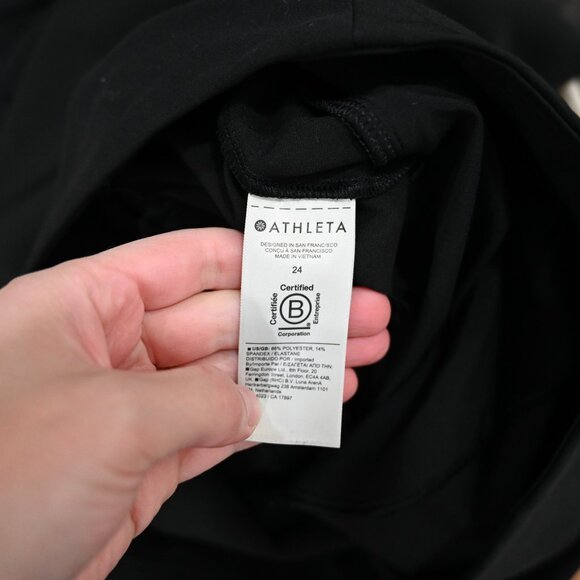 Athleta Size 24 Endless High Rise Pant Classic Black Pant - Picture 7 of 9